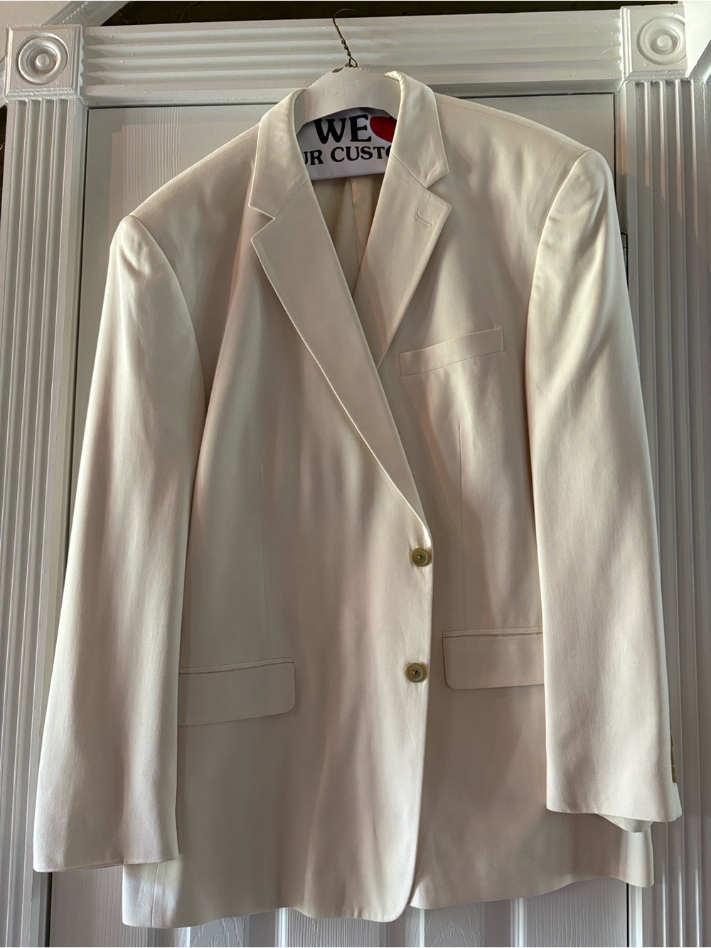 Classic men’s  Cream Blazer Jacket